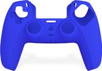 Qware siliconen hoes, compatibel met PlayStation 5 – Perfecte grip en bescherming, blauw