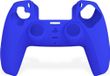 Qware siliconen hoes, compatibel met PlayStation 5 – Perfecte grip en bescherming, blauw