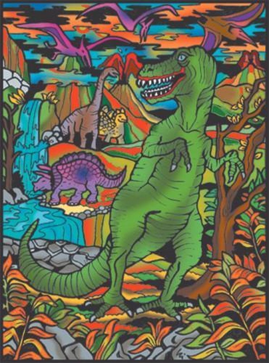 Colorvelvet Dinosaurus T-Rex