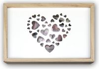 Zep Houten Foto opbergdoosje USB Love Box Bruin / Wit voor foto 15x20 (28,5x18,5x5,5 cm) - CZ1268
