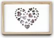 Zep Houten Foto opbergdoosje USB Love Box Bruin / Wit voor foto 15x20 (28,5x18,5x5,5 cm) - CZ1268