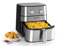 Klarstein AeroVital 5,4 L Vrijstaand 1700 W Heteluchtfriteuse Metallic, Zilver