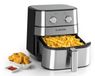 Klarstein AeroVital 5,4 L Vrijstaand 1700 W Heteluchtfriteuse Metallic, Zilver