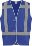 Merkloos / Sans marque Veiligheidsvest 100% polyester korenblauw maat 164-176
