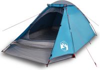 vidaXL Koepeltent 4-persoons waterdicht blauw