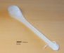 Merkloos Badborstel kunststof wit 37 cm