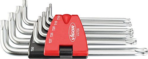 VIGOR TORX Hoekschroevendraaierset V4708 - 9-delig