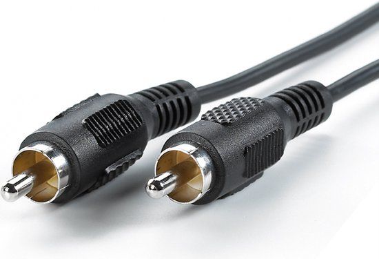 VALUE cinch-aansluitkabel simplex M/M, 10 m