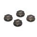 Bedekt TEAM LOSI RACING 17 mm aluminium wielmoeren: 8B/8T 2.0