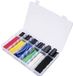 TRU COMPONENTS TC-13388820 Krimpkous assortiment Rood, Geel, Blauw, Groen, Wit, Zwart Krimpverhouding:2:1, 3:1 190 stuk