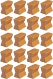 cyclingcolors 20 x sokkelbeslag 12 mm deurkozijnen raam erker montagebeslag bruin keukenmeubel