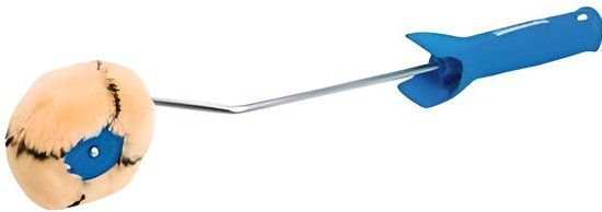 Silverline Hoek verfroller - 100 mm - acryl - lang handvat