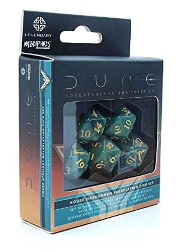 Modiphius Dune RPG: Dobbelstenen Set - Atreides - 5060523344178