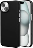 NEKIT Hoesje Geschikt voor iPhone 15 | Compatibel met MagSafe | Back Cover met Magneet | Extra Dun | Lichtgewicht | Slank | Zwart