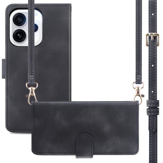 imoshion Bookcase met koord voor de Oppo Reno15 Pro (5G) - Zwart