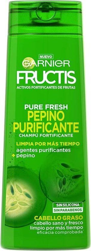Garnier Fructis Pure Fresh Scrub Shampoo voor Vet Haar, Unisex, 450 ml