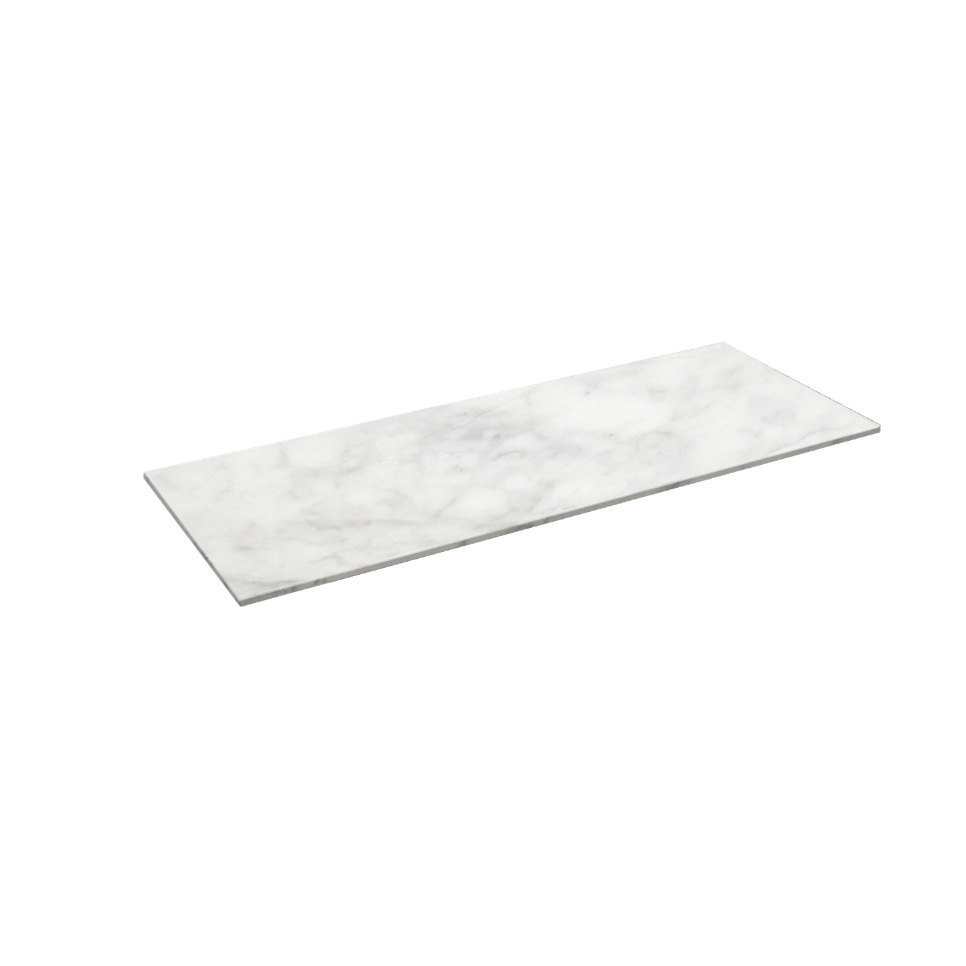 Balmani Stretto wastafeltablet Carrara marmer 135x55,5cm