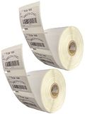 LEYF Dymo etiketten voor labelwriter 11354-2 rol verpakking etiketten x 1000 stuks per rol = 2000 etiketten, zelfklevend, compatibel met Dymo labelwriter en Seiko labelprinters, 57 x 32 mm, 2X11354