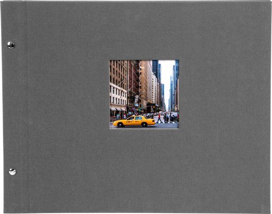 Goldbuch BELLA VISTA schroefalbum donker grijs 39x31cm