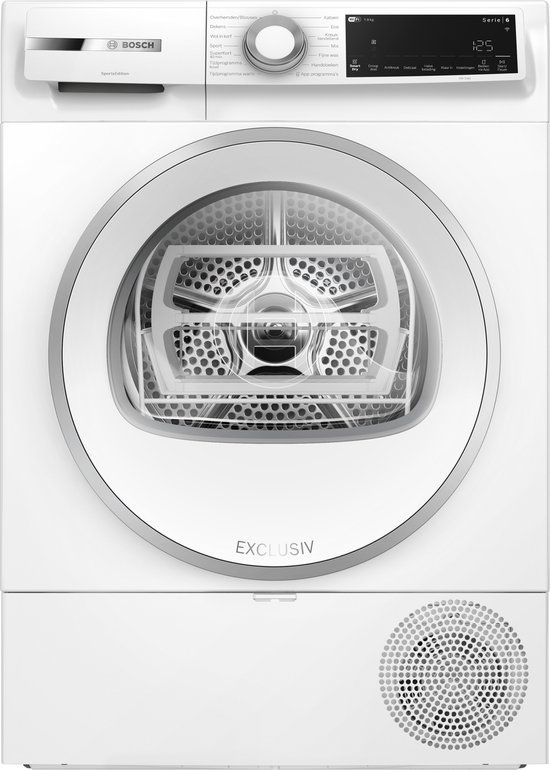 Bosch Serie 6 WQJ23209NL Warmtepompdroger Vrijstaand 8 kg Wit
