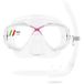 Cressi DM1000054 Marea Combo Snorkeling/Duikset - Verkrijgbaar met Snorkel Alpha Ultra Dry, Gamma o Mexico, Eén maat, Helder/Roze
