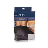 Exdol, ceinture de soutien médicale, noir, 1 pièce