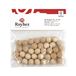 RAYHER HOBBY Rayher 6245700 FSC Houtballen, 100% ongeboord, diameter 25 mm, 6 stuks, beukenhout, houten ballen zonder gat, om te knutselen en te beschilderen, 6 stuks
