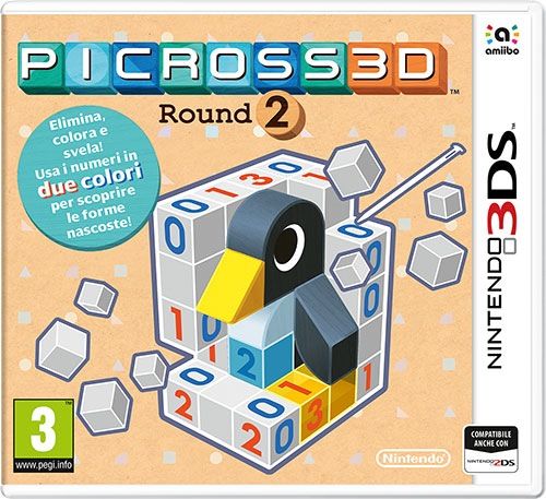 Nintendo Picross 3D Round 2 - Nintendo 3DS - Italiaans