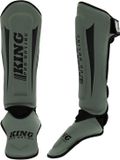 King Pro Boxing Scheenbeschermers KPB SG REVO 5 Kaki Groen Zwart - XL