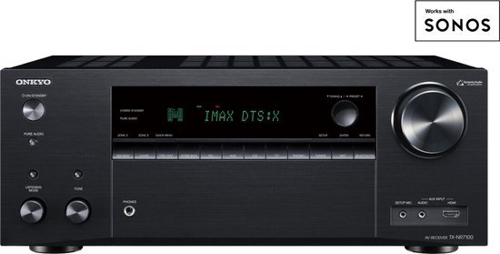 Onkyo: TX-NR7100 9.2-kanaals Netwerk AV Receiver - Zwart