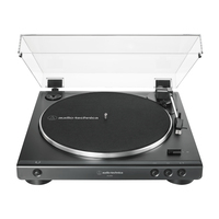 Audio-Technica AT-LP60X Draaitafel met riemaandrijving Zwart