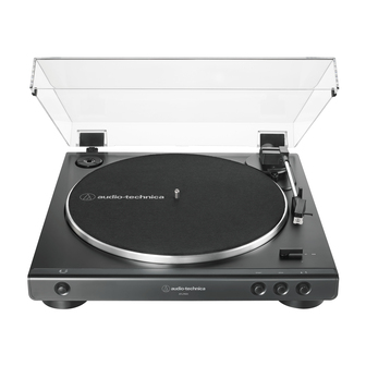Audio-Technica AT-LP60X Draaitafel met riemaandrijving Zwart