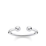 Thomas Sabo ring bolletjes met stenen zilver 925 sterling zilver TR2319-051-14-48