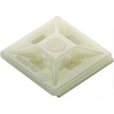 Weidmüller CBH 19/19 NATUR Bevestigingssokkel Kabelbinder 1289200000 Bundel-Ø (bereik) 8 mm (max) 4-voudige invoeging Natuur 100 stuk(s)