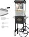 VEVOR Machine à popcorn avec chariot Machine à popcorn 850W 8oz 48 tasses Noir