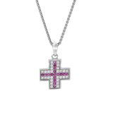 Orphelia ZH-7345 - Hanger Pink Plus - Zilver 925 - Zirkonia - 1 cm