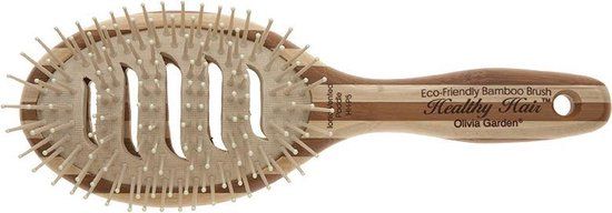 Olivia Garden Healthy Hair Bamboo Collection Ionic Vented Paddle Brush