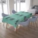 Bonamaison Tafelkleed, Anti-Mold, Sneldrogend, Waterdicht, 100% Polyester Tafellaken, 140cm x 200cm - Ontworpen en Vervaardigd in Turkije