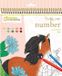 MY Avenue Mandarine Graffy Pop Number 'Horses' Kleurboek