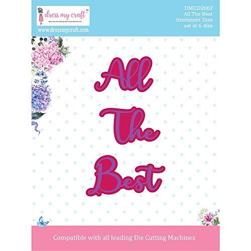 DRESS MY CRAFT/CRAFTER'S 3PL METAAL DIES ALLES BEST, One Size