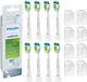 Philips DiamondClean opzetstukken voor witheid, HX6062/26, 8 stuks
