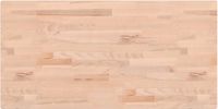 vidaXL - Wastafelblad - 80x40x1,5 cm - massief beukenhout