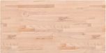 vidaXL - Wastafelblad - 80x40x1,5 cm - massief beukenhout