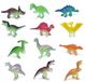 Figurines de dinosaures - Lumineux - 12 pièces - Mini jouets dinosaures - Vert