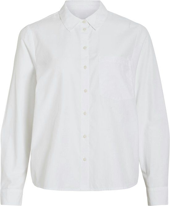 VILA VIDARMA L/S REGULAR SHIRT NOOS Dames Blouses Bright White 38