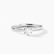 Athena Bague Platine Blanc Diamant