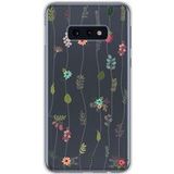 Samsung Galaxy S10e Montee de fleurs bedrukt siliconen hoesje