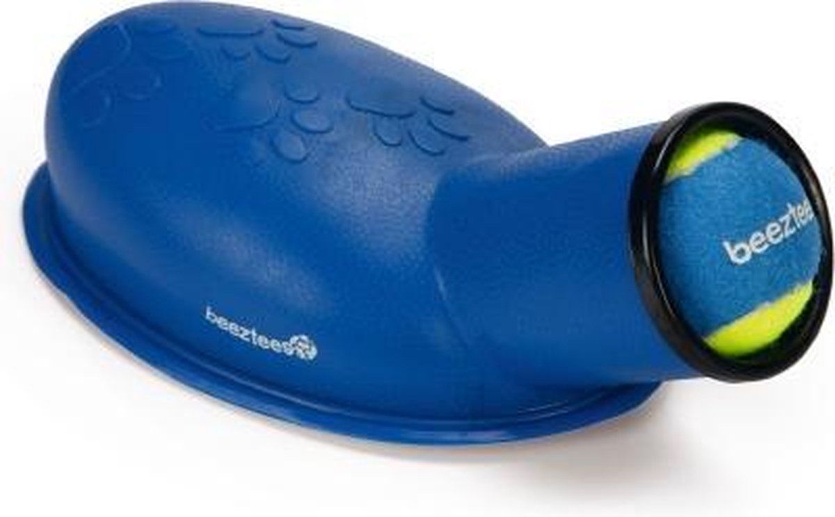 Beeztees Fetch Voet Ballenschieter - Hondenspeelgoed - Blauw - 27 cm