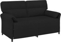 vidaXL Bank 100% polyester metalen frame MDF, multiplex