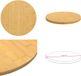 vidaXL Tafelblad Bamboe Ø 30x2,5 cm
